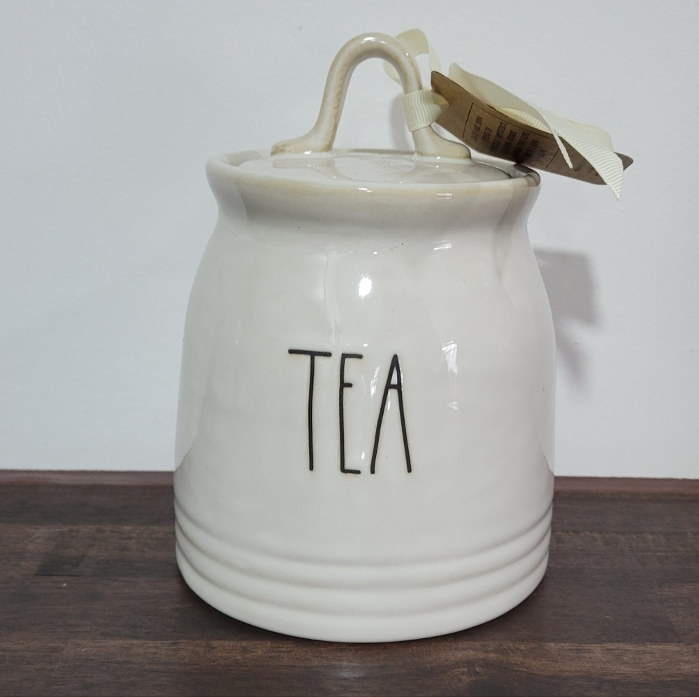 Rae Dunn Ceramic Tea Canister